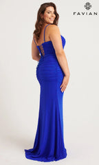 Faviana Long Plus-Size Formal Dress 9567