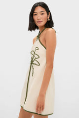 Sand Coconut Sleeveless Mini Dress