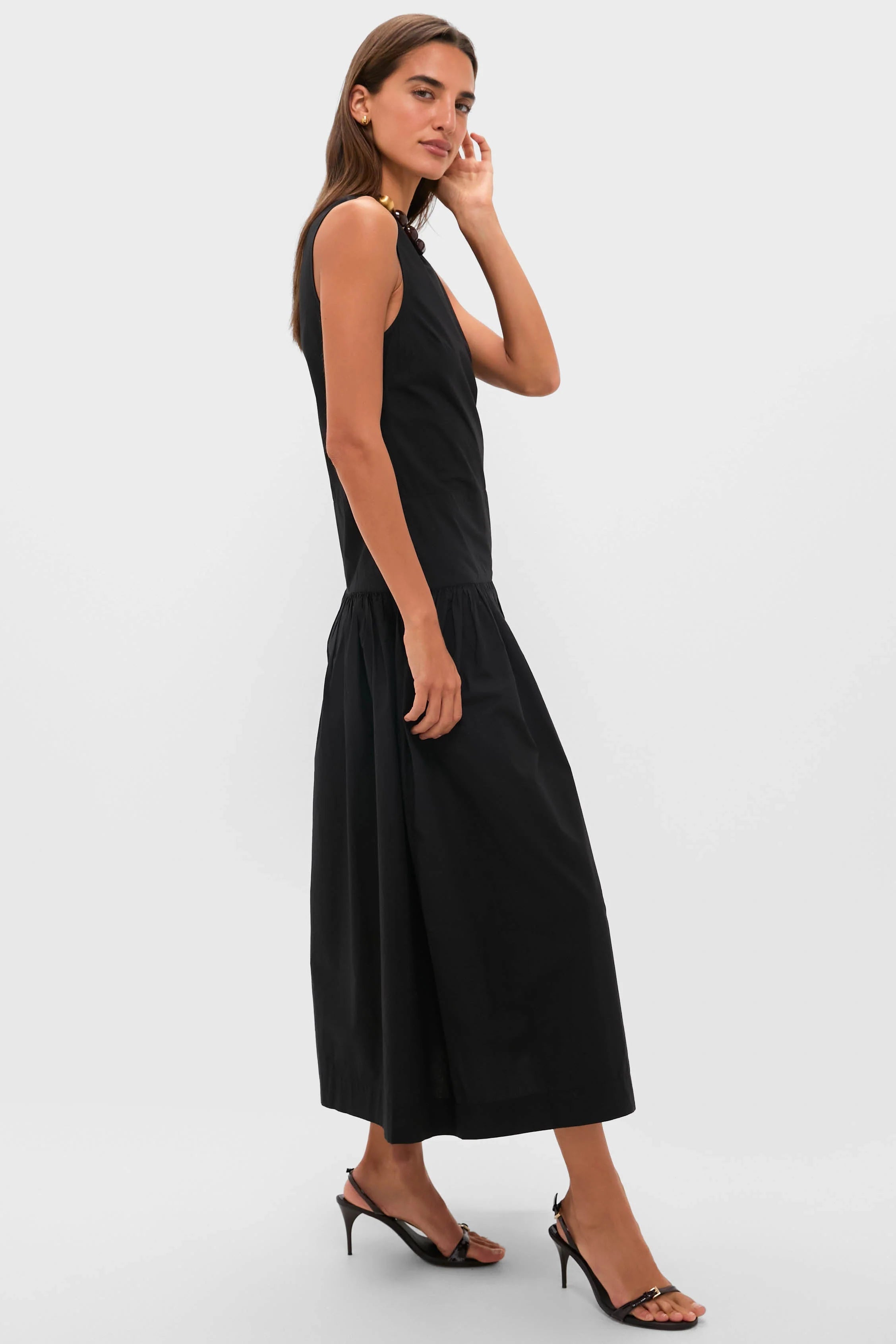 Jenetta Color Black Jenetta Maxi Dress – Chazdon