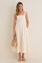 Porcelain Eyelet Esme Dress