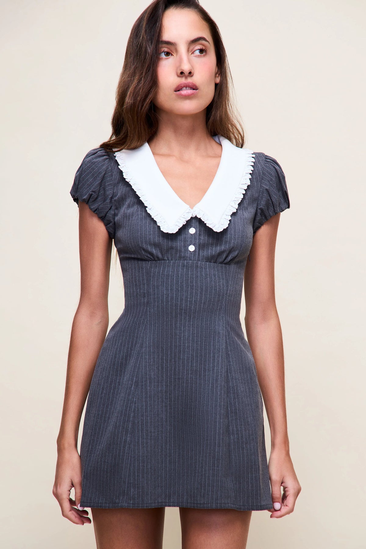 Jane Eyelet Mini Dress