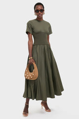 Fern Wrenna Short Sleeve Midi Dress