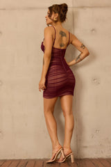 More Thoughts Mini Dress - Plum